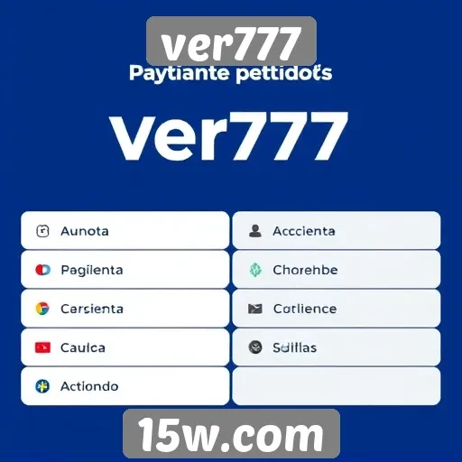 Métodos de pagamento aceitos no ver777