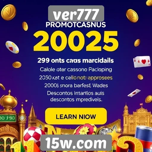 Ofertas promocionais do ver777 em 2025